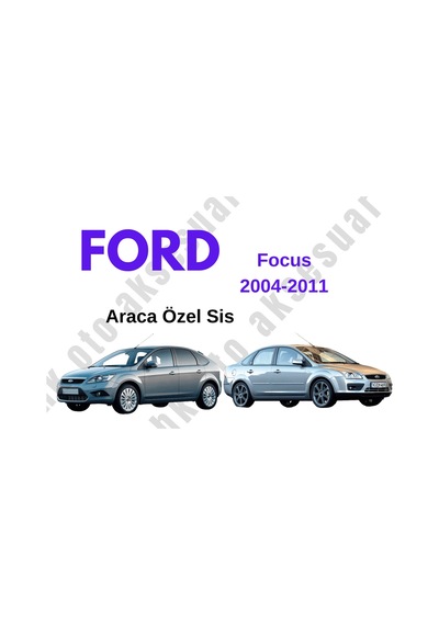 Ford Focus 2004-2011 Araca Özel Sis Far H11