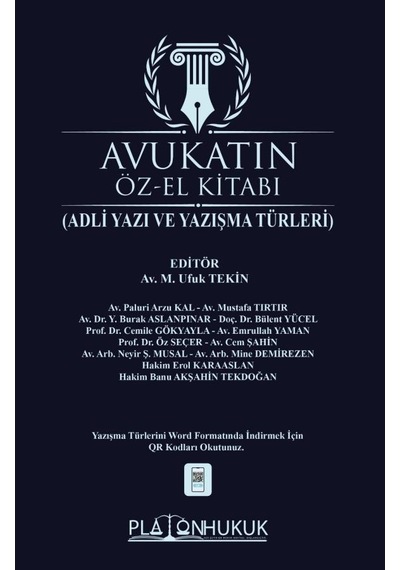 Avukatın Öz-el Kitabı Adli Yazı Ve Yazışma Türleri