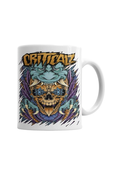 Criticalz Skull Tribal Kupa Bardak Porselen No31056 Karışık