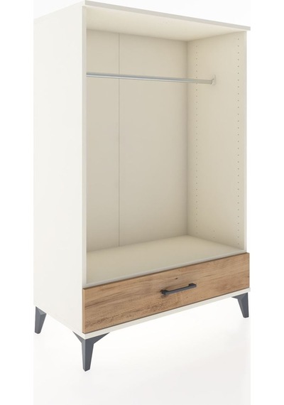 Hyperion Dolap Tek Raflı Tek Çekmeceli Tek Askılı 88x44x134 A... Aytaşı