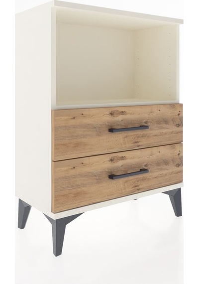 Arges Komodin 2 Çekmeceli 60x30x80 Aytaşı-çam Aytaşı