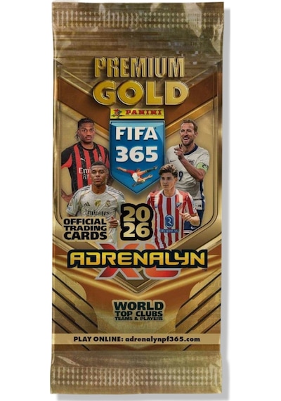 Panini Premium Gold 2026 Adrenalyn Xl Futbolcu Kartı Special Edition 1 Paket 10 Kart
