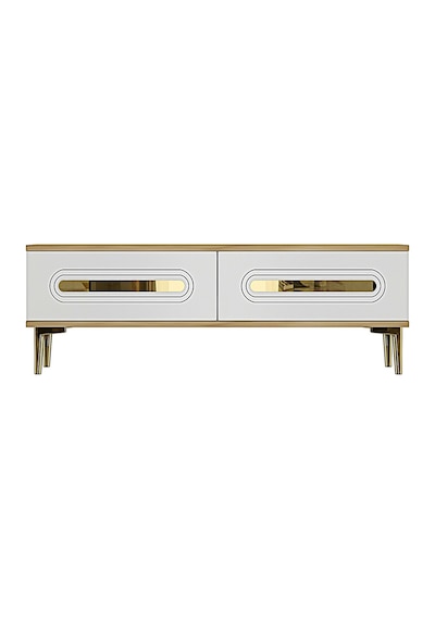 Tsa1220dbg - Ranytv120 Tv Stand, Tv Sehpası Safirmeşe - Beyaz - Gold 120cm Tsa1220dbg - Ranytv120 Tv Stand, Tv Sehpası Safirmeşe - Beyaz - Gold 120cm