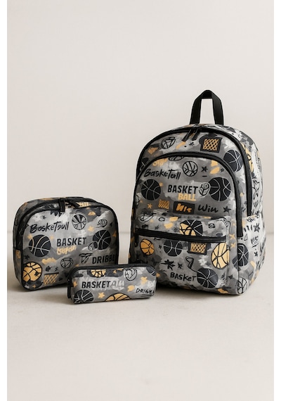 Newbag Basketbol Erkek Sırt Okul Çantası-3'lü Set Yeni Sezon