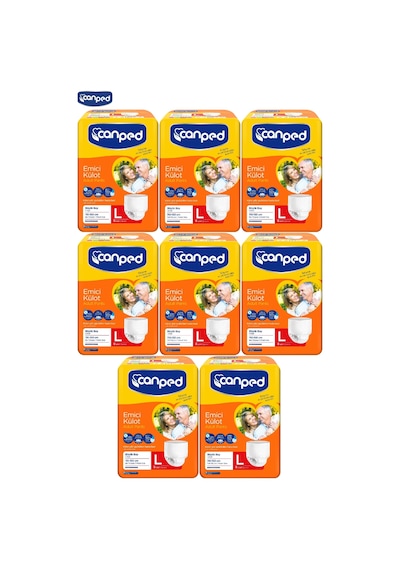 Canped Emici Külot Hasta Bezi Büyük-Large 64 Adet (8Pk*8)