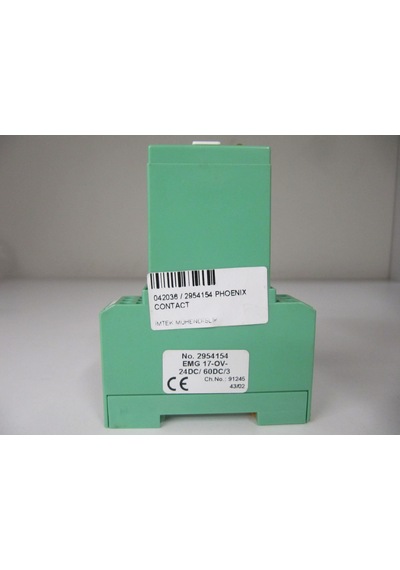 Phoenix Contact 2954154 Type emg-17-ov-24dc/60dc/3 Relay Module