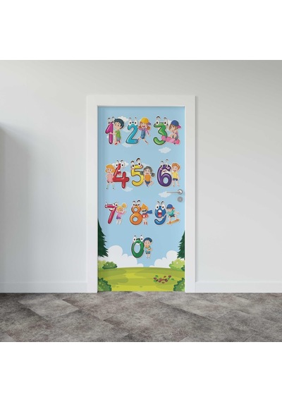 Kapı Giydirme Kapı Sticker Folyosu Rakamlar