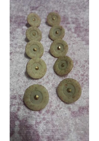 Polyester Düğme 25 Boy 14 Mm 10 Adet
