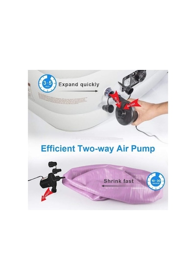 Elektric Air Pump 12v Çakmaklık Girişli Hava Pompası Şişme Yatak Bot Simit Koltuk Deniz Yatak Pompa Diğer