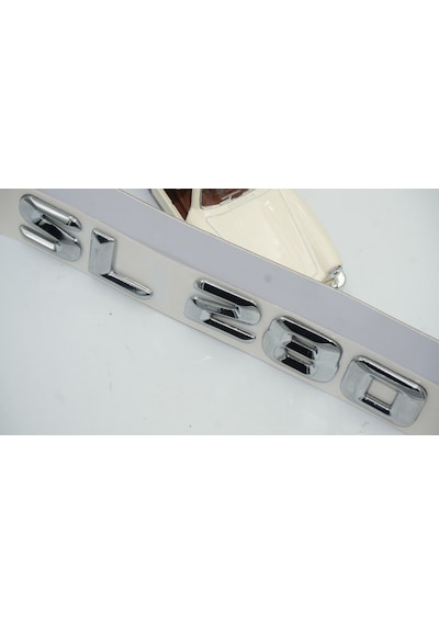 SL 280 Bagaj Krom Metal 3M 3D Yazı Logo