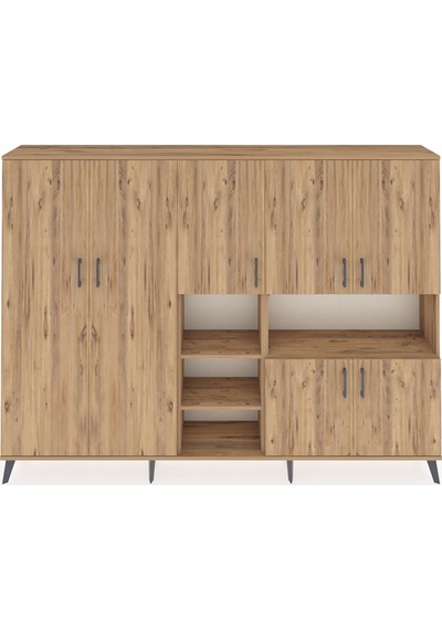 Arges Dolap 13 Raflı 7 Kapaklı 220x30x163 Çam-çam Atlas Çam - Atlas Çam Arges Dolap 13 Raflı 7 Kapaklı 220x30x163 Çam-çam Atlas Çam - Atlas Çam