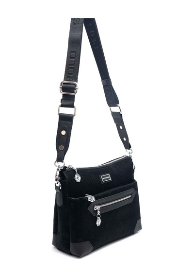 Silver Polo Sp1110 Kadın Çapraz Çanta Fashion Siyah-siyah