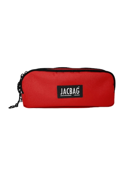Jacbag Üç Bölmeli Çocuk ve Yetişkin Kalem Çantası - Kırmızı - Kadın/Kız Çocuk Çok Renkli