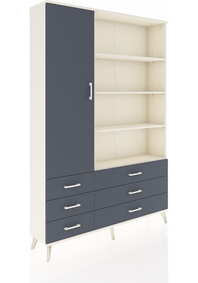 Arges Dolap 8 Raflı 6 Çekmeceli Tek Kapaklı 132x30x195 Aytaşı-antrasit/antrasit Antrasıt/antrasıt Arges Dolap 8 Raflı 6 Çekmeceli Tek Kapaklı 132x30x195 Aytaşı-antrasit/antrasit Antrasıt/antrasıt