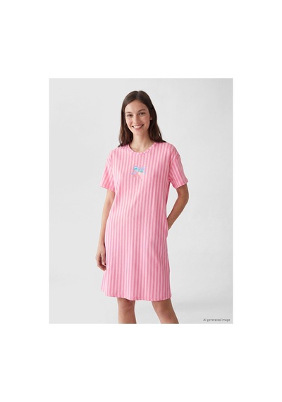 LC Waikiki Alıta Cıty Farkıyla Lcw Dream Pembe Penye Çizgili Kısa Kollu Kadın Gecelik Pembe - 930179652 Pembe LC Waikiki Alıta Cıty Farkıyla Lcw Dream Pembe Penye Çizgili Kısa Kollu Kadın Gecelik Pembe - 930179652 Pembe
