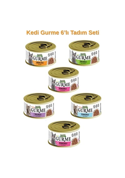 Pawleno Kedi Gurme 6 Lı Tadım Seti