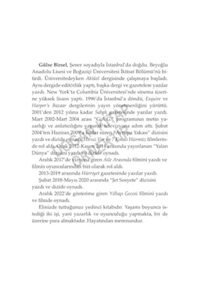 Beni Gözünüzde Büyütmeyin