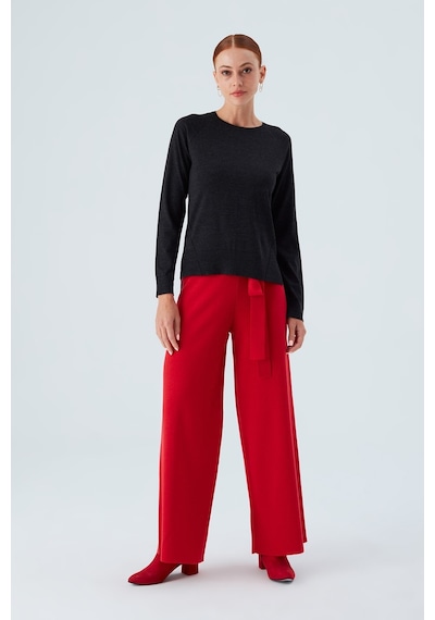 Peraluna Vanessa Pullover Merino Yünlü Yanları Yırtmaçlı Ince Kadın Triko Kazak Antrasit Melanj-antrasit Antrasit Peraluna Vanessa Pullover Merino Yünlü Yanları Yırtmaçlı Ince Kadın Triko Kazak Antrasit Melanj-antrasit Antrasit