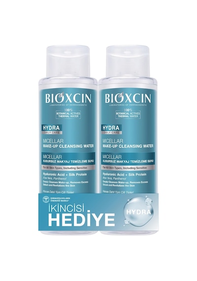 Bioxcin Hydra Micellar Kusursuz Makyaj Temizleme Suyu / 500 Ml 1 Alana 1 Hediye / Vegan Misel Su / Tüm Cilt Tipleri İ