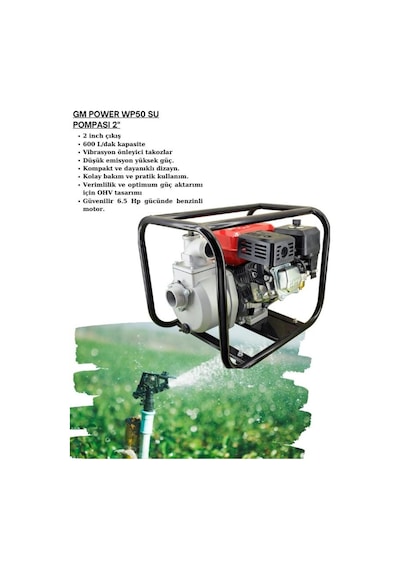 Gm Power Wp50 Benzinli Su Pompası 2''
