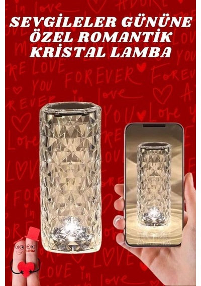 Sevgililer Günü İçin Hediye Kristal Lamba Sevgiliye Hediye Usb Şarjlı Gece Lambası Diğer 88647740