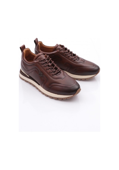 Dgn 5960 Erkek Bağcikli Sneakers Ayakkabi Kahve