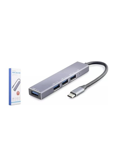Hadron Hdx7043 Type-c Hub 4-usb3.0 Gri