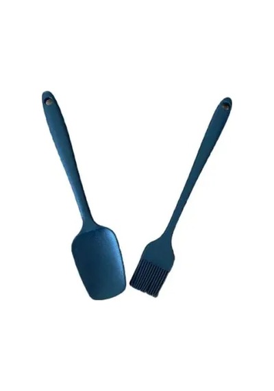 Silikon Spatula Ve Fırça Seti Gri