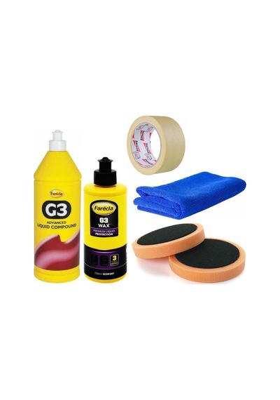 500 Ml G3 Likid Pasta-250 Ml G3 Wax Cila Uygulama Seti