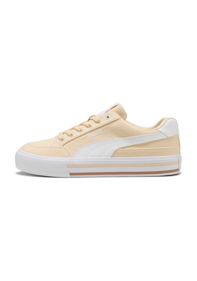 Puma Court Classıc Vulcanısed Formstrıp Unısex Ayakkabı 396353 23 Bej