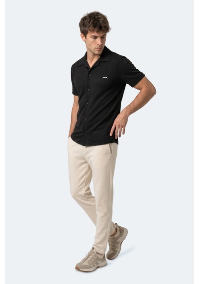 Slazenger Katelın Erkek Siyah Gömlek