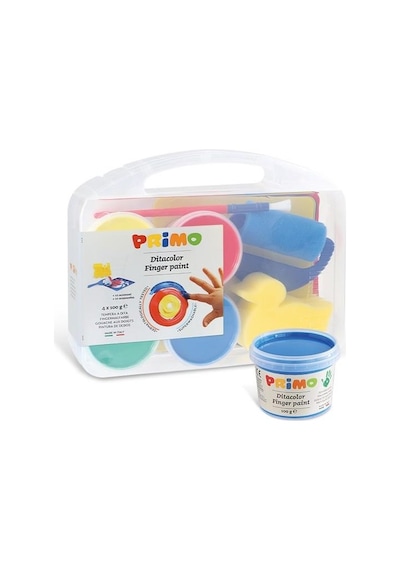 Primo Parmak Boyası Hediye Seti 4 Renk 14 Parça