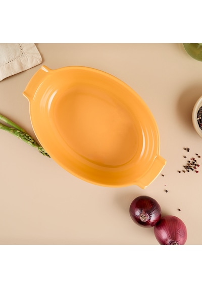 Aryıldız Elissa Oval Fırın Kabı Sarı 31 Cm Çok Renkli