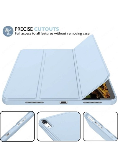 Apple Uyumlu iPad 4 3 2 Kılıf Arkası Silikon Smart Case