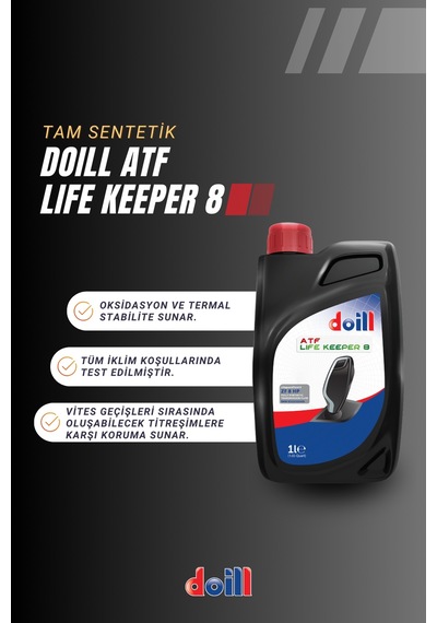 Doill Atf Life Keeper Tam Sentetik Otomatik Şanzıman Yağı 1 L