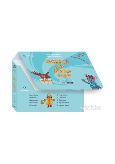 Okumayı Çok Seven Fare Serisi - 10 Kitap + Değerlendirme Eki Kutu