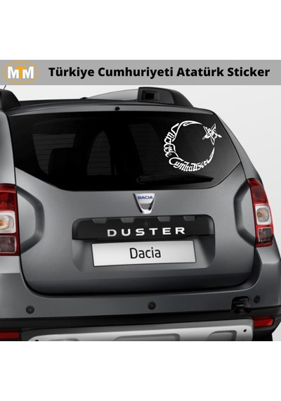 Türkiye Cumhuriyeti Atatürk Oto Sticker (282338432)