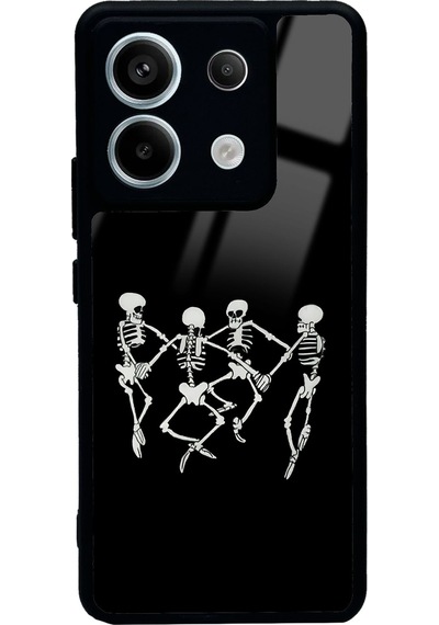 Xiaomi Redmi Note 13 Pro 5g Dancer Skeleton Tasarımlı Glossy Telefon Kılıfı Çok Renkli