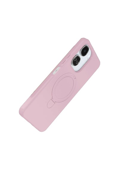 Xiaomi Redmi 13c Regal Magsafe Standlı Kapak - Açık Pembe 0.2M-Çok Renkli