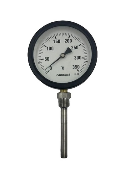 Ø 100 - 0 - 350 C 1/2 10 Cm Alttan Çıkışlı Termometre