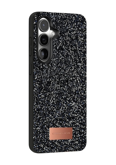 Onegif Samsung Galaxy S24 Fe Bright Simli Kapak - Siyah