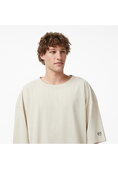 Unıted4 Oversize Fit Erkek Krem T-shirt Medı