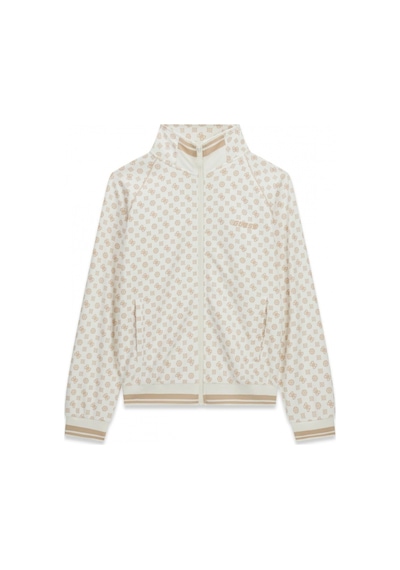 Guess Aggie Tam Fermuarlı Kadın Krem Sweatshirt V5yq03kb212-p0or Krem