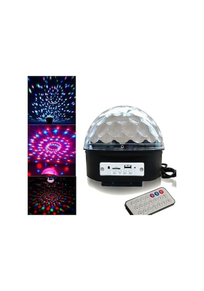 Kumandalı Disko Topu Bluetooth Hoparlör