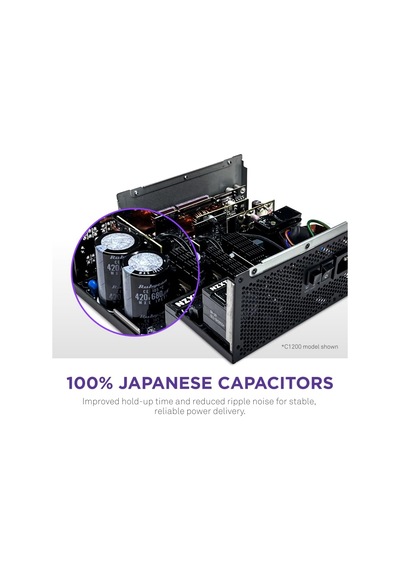 C1000 Gold Atx 3.1 - Tam Modüler Düşük Gürültülü Pc Oyun Güç Kaynağı - 1000 Watt - 80 Plus Altın - 12v-2x6