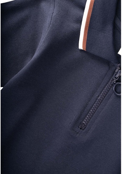 Cigit Polo Yaka T-shirt 2-10 Yaş Lacivert