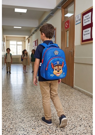 Paw Patrol İlkokul Okul Çantası Çocuk Sırt Çantası Günlük Kullanım 36 X 26 X 8 Cm Çok Renkli