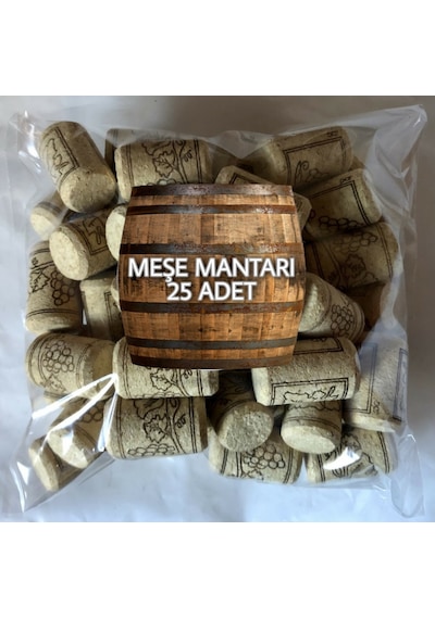 Şarap Şişesi Mantarı Özel Aromatik 25 Adet