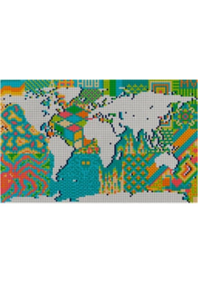 LEGO® Art 31203 Dünya Haritası 11695 Parça