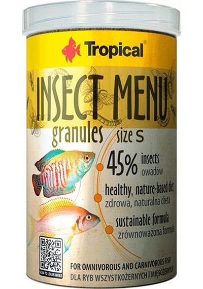 Tropical Insect Menu Granules S 250ml/135gr
